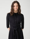 Sleeveless Rayon Maxi Dress with Multi Option Wrap Around Sash Black