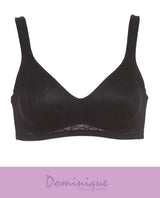 Dominique 6018 Jolie Jacquard Wire Free Soft Cup Bra