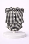 Little Paris Gingham Toddler Playwear Set