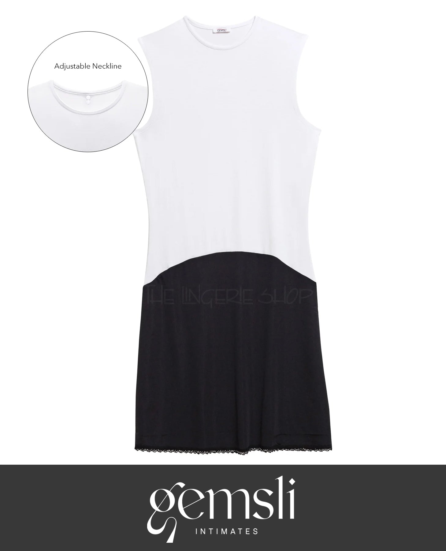 Gemsli FK314 Adjustable Crew Neck Multi Color Combination Full Slip