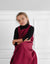 Girls Quilted Jersey Maxi Jumper Shabbos Robe with Straps Cranberry