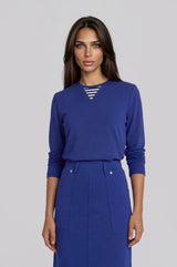 Royal Blue Nautical Touch Top