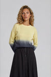 Soft Ombre Ribbed Top Yellow