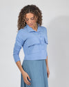 Double Pocket Cropped Polo