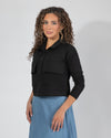 Double Pocket Cropped Polo