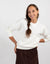 White Sweatshirt With Front Pocket