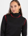 Black Top With Red Trim