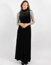 Black Velour Jumper