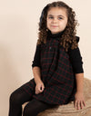 RaeLynn Windowpane Dress Red