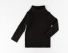 Black Rib Turtle Neck