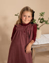 RaeLynn Mono Plaid Maxi Burgundy