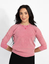 Pink Wash Ribbed Top