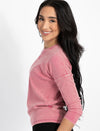 Pink Wash Ribbed Top
