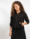 Black Zip Up Hoodie With Sleek Modern Style