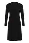 FK370 - Seamless long sleeve shell slip with adjust-a-neck-Full Slips-Black-37"-32-Gemsli Intimates