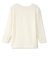 Kids Modal 3/4 Sleeve Slim Fit Crew Neck Shell