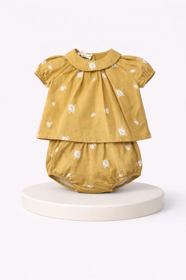 Golden Meadow Toddler Playwear Set