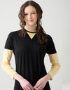 Pull On Sweatshirt Style Nightgown Yellow