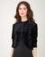 Jersey V-Inset Maxi Dress Shabbos Jumper With Funnel Collar