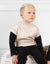 Kids Popcorn Knit Mock Neck Vest Ivory - MUST BE PURCHASED WITH ROBE