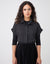 Combo Maxi Dress Shabbos Jumper with Collar and Back Pleat