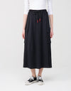 29"-33"-37" Jersey Skirt with Elastic Drawstring Waist and Cargo Pockets