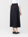 29"-33"-37" Jersey Skirt with Elastic Drawstring Waist and Cargo Pockets