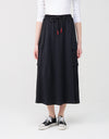 29"-33"-37" Jersey Skirt with Elastic Drawstring Waist and Cargo Pockets