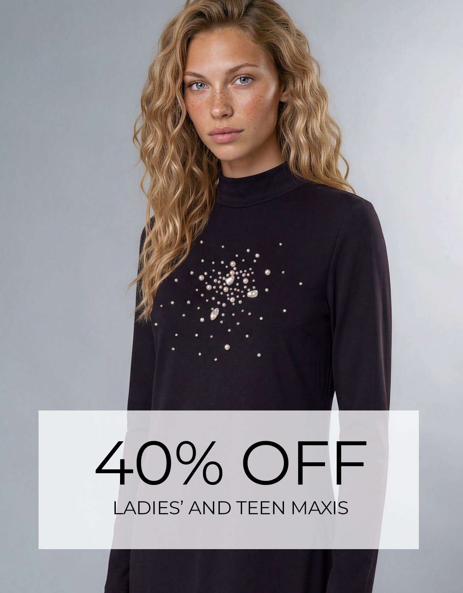 Up to 40% off.