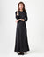 Fully Lined Satin Maxi Dress Shabbos Jumper with Back Zipper
