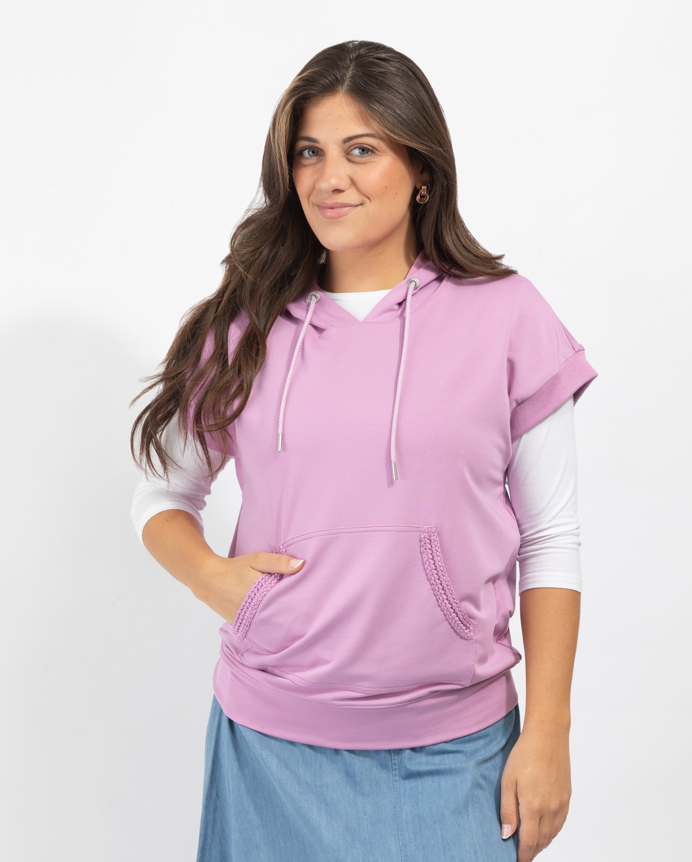 Von Bon Relaxed Hoodie Smoky Grape