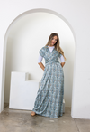 Elegant Printed Maxi Dress