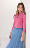 Pink Button Top