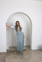 Elegant Printed Maxi Dress