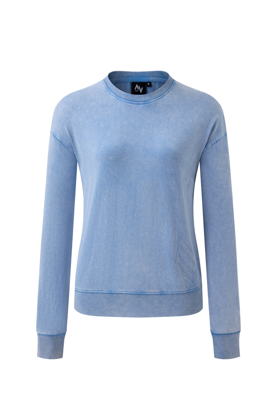Washed Blue Comfort Top