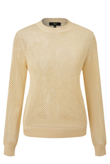 Golden Mesh Knit Sweater