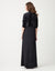 Jersey Sleeveless Maxi Dress Shabbos Robe With Attached Crushed Velour Cropped Tneck