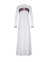 Mocha Lace Button Down Nightgown