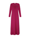 Button Front Nightgown with Sparkly Pocket Fuschia