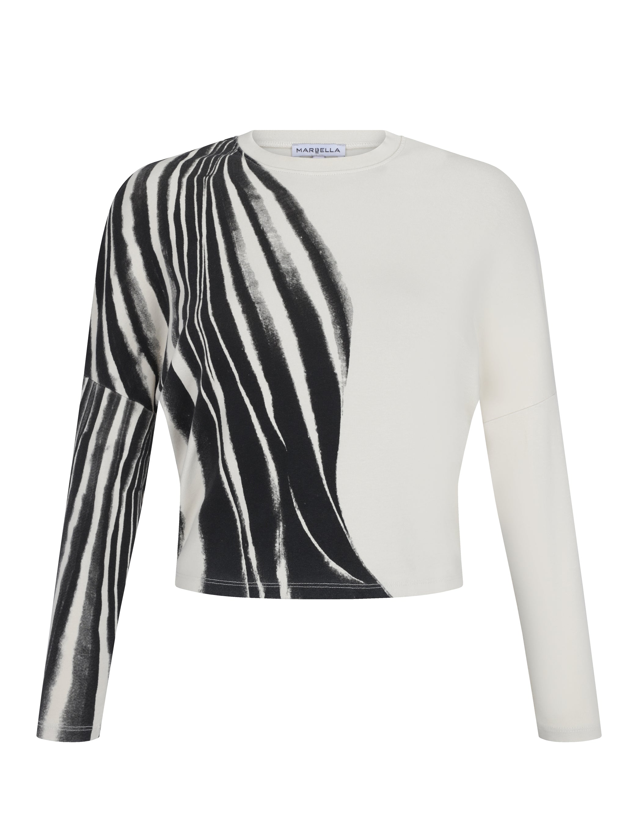 Brushstroke Zebra Top