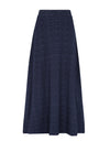 Navy Dot Skirt