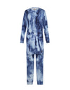 Pima Cotton Kids Tunic Pajamas Legging Set Denim Wash Blue