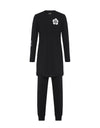 Pima Cotton Kids Tunic Pajamas Legging Set Daisy Dips Black