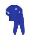 Pima Cotton Kids Pajamas Legging Playwear Set Daisy Dips Royal Blue
