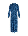 Pima Cotton Kids and Teen Nightgown Lounger Flower Puffs Blue