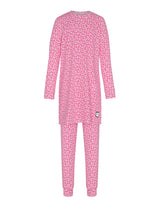 Kids Pima Cotton Pink Leopard Tunic Set