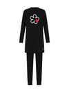 Pima Cotton Midnight Bloom Teen Pajama Set