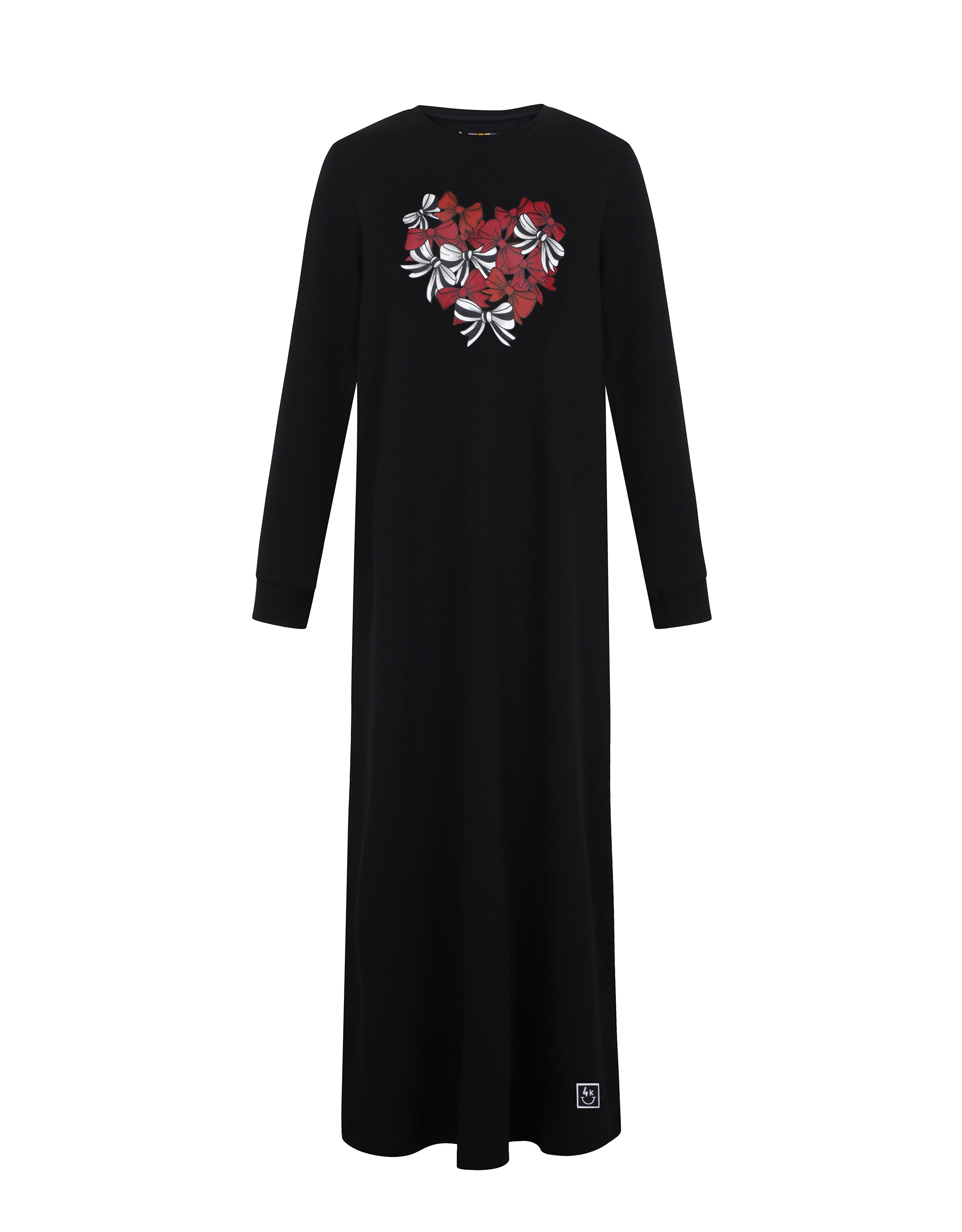 Kids and Teen Pima Cotton Bow Heart Nightgown