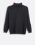 Kids Fine Knit Sweater with Embroidered Turtle Neck Black - MUST BE PURCHASED WITH ROBE