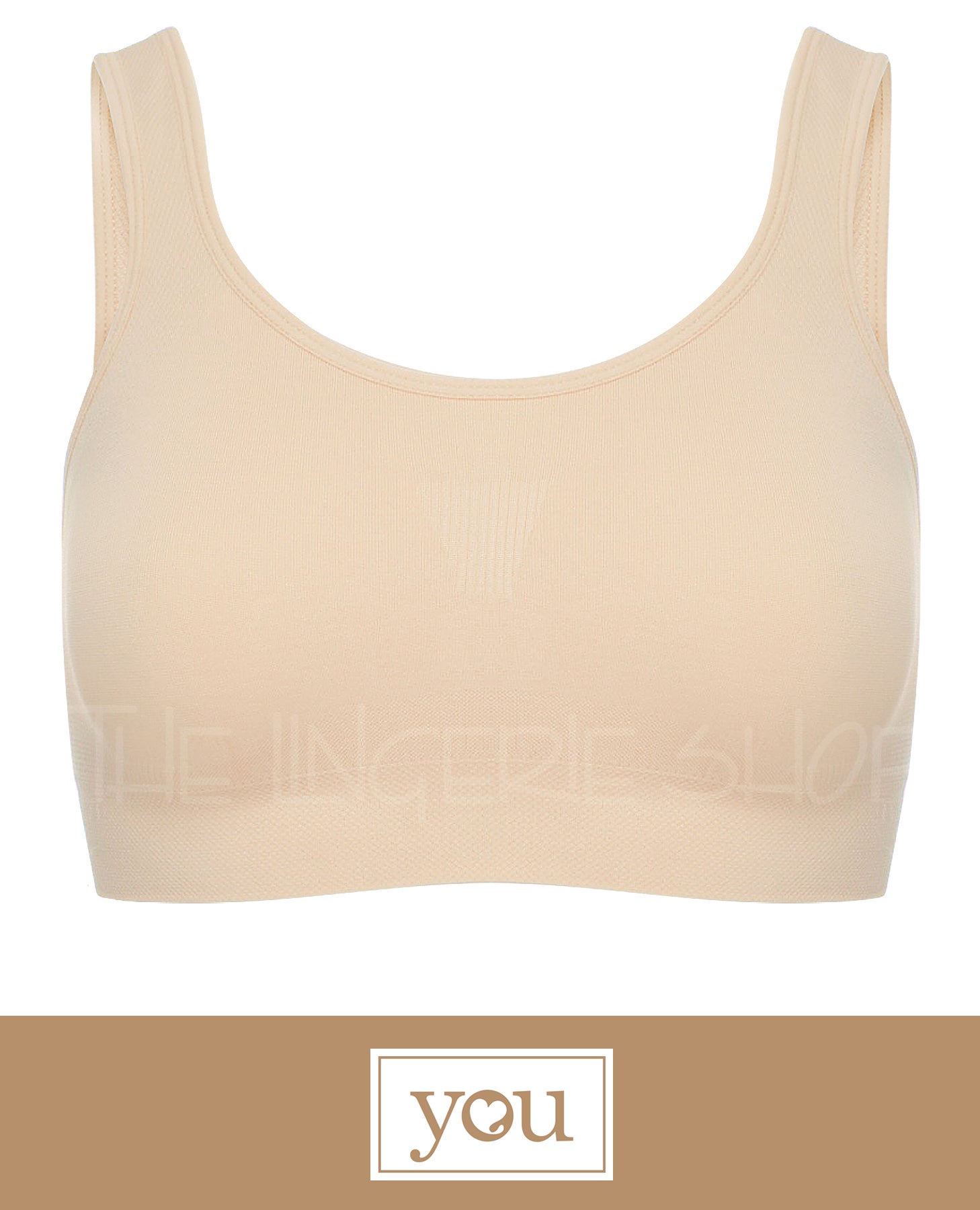 You 100-301 Seamless Beginners Sports Bra With Wide Straps